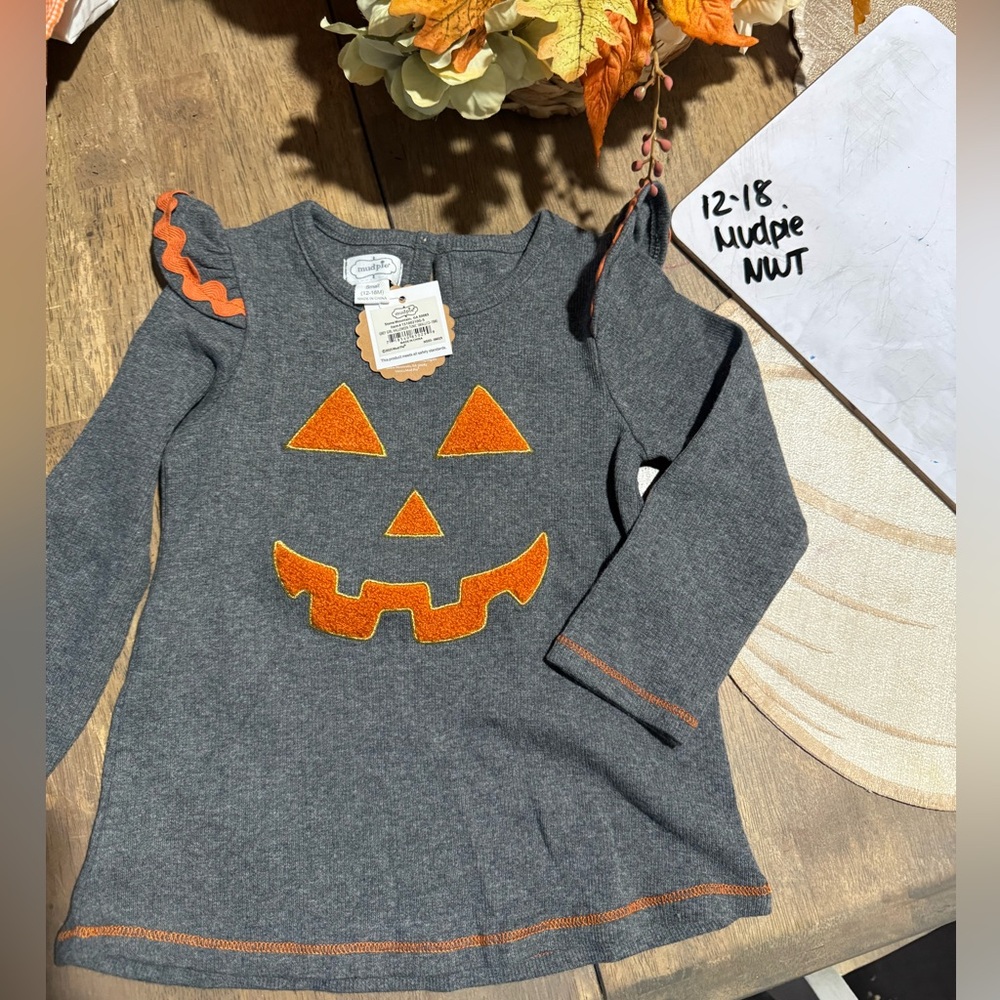 Mud Pie Pumpkin Shirt